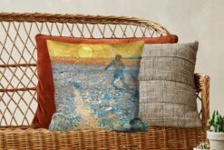 Kussenhoes 45x45 Cm - De Zaaier - Schilderij Van Vincent Van Gogh - Katoen / Polyester - Voor Binnen -Pillowmonkey 1200x800 1150