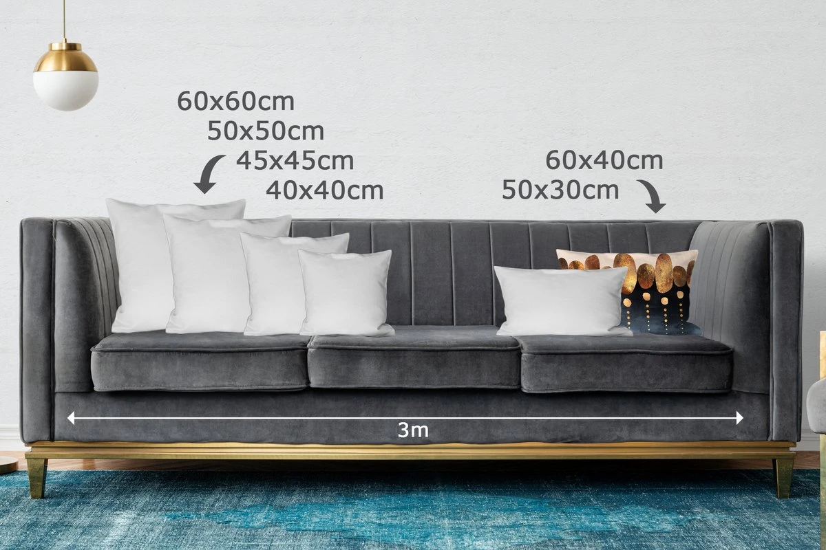 Kussenhoes 60x40 Cm - Goud - Abstract - Luxe - Katoen / Polyester - Voor Binnen 8 Kussenhoes 60x40 Cm - Goud - Abstract - Luxe - Katoen / Polyester - Voor Binnen - Afbeelding 6