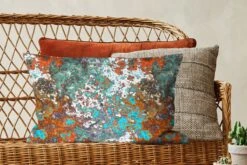 Kussenhoes 60x40 Cm - Abstract - Verf - Patronen - Katoen / Polyester - Voor Binnen -Pillowmonkey 1200x800 12