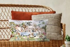 Sierkussens - Kussentjes Woonkamer - 50x30 Cm - Jungle - Bus - Dieren - Kinderen - Planten -Pillowmonkey 1200x800 1243