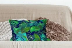 Sierkussens - Kussentjes Woonkamer - 50x30 Cm - Bladeren - Tekening - Tropisch - Meisjes - Kinderen - Jongens -Pillowmonkey 1200x800 1258