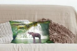 Sierkussens - Kussentjes Woonkamer - 50x30 Cm - Jungle - Olifant - Water 11 Sierkussens - Kussentjes Woonkamer - 50x30 Cm - Jungle - Olifant - Water -Pillowmonkey 1200x800 1266