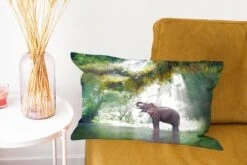 Sierkussens - Kussentjes Woonkamer - 50x30 Cm - Jungle - Olifant - Water 13 Sierkussens - Kussentjes Woonkamer - 50x30 Cm - Jungle - Olifant - Water -Pillowmonkey 1200x800 1268