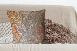Sierkussens - Kussentjes Woonkamer - 60x60 Cm - Roest - Metaal - Vintage - Grijs - Abstract -Pillowmonkey 1200x800 1283