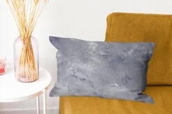 Sierkussens - Kussentjes Woonkamer - 50x30 Cm - Leisteen - Beton - Retro - Structuren - Grijs - Rustiek -Pillowmonkey 1200x800 1293