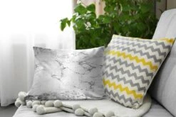 Sierkussens - Kussen - Zwarte Patronen Door Wit Marmer - 50x30 Cm - Kussen Van Katoen -Pillowmonkey 1200x800 1353