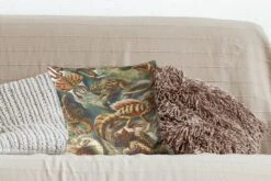 Sierkussens - Kussentjes Woonkamer - 40x40 Cm - Vintage - Kunst - Ernst Haeckel - Salamanders - Dieren -Pillowmonkey 1200x800 1377