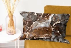 Sierkussens - Kussentjes Woonkamer - 60x40 Cm - Marmer - Goud - Glitter - Luxe -Pillowmonkey 1200x800 1381