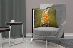 Sierkussens - Kussen - Hoop II - Schilderij Van Gustav Klimt - 60x60 Cm - Kussen Van Katoen -Pillowmonkey 1200x800 1395