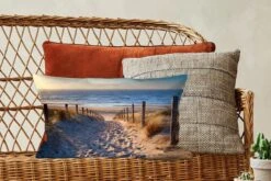 Sierkussens - Kussentjes Woonkamer - 50x30 Cm - Strand - Zee - Nederland - Duinen - Zon -Pillowmonkey 1200x800 1472