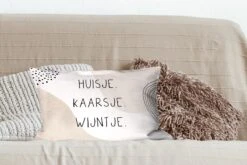 Sierkussens - Kussentjes Woonkamer - 50x30 Cm - Huis - Pastel - Quote -Pillowmonkey 1200x800 1482