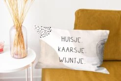 Sierkussens - Kussentjes Woonkamer - 50x30 Cm - Huis - Pastel - Quote -Pillowmonkey 1200x800 1484