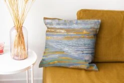 Kussenhoes 40x40 Cm - Gezicht Op Strand En Pier Vanaf De Duinen - Piet Mondriaan - Katoen / Polyester - Voor Binnen -Pillowmonkey 1200x800 149