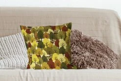 Sierkussens - Kussen - Een Illustratie Van Een Herfstachtig Bos Met Uilen - 45x45 Cm - Kussen Van Katoen -Pillowmonkey 1200x800 1490