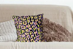 Kussenhoes 45x45 Cm - Panterprint - Zebra - Neon - Katoen / Polyester - Voor Binnen -Pillowmonkey 1200x800 15
