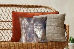 Sierkussen - Uil Boom Bos - Groen - 40 Cm X 40 Cm -Pillowmonkey 1200x800 1529