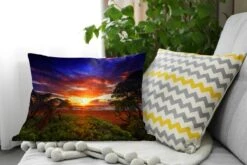 Sierkussens - Kussen - Een Indrukwekkende Zonsondergang Van Hawaii - 60x40 Cm - Kussen Van Katoen -Pillowmonkey 1200x800 1576