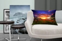 Sierkussens - Kussen - Een Indrukwekkende Zonsondergang Van Hawaii - 60x40 Cm - Kussen Van Katoen -Pillowmonkey 1200x800 1578