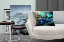 Sierkussens - Kussentjes Woonkamer - 40x40 Cm - Veren - Blauw - Groen -Pillowmonkey 1200x800 1601
