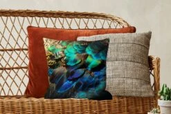 Sierkussens - Kussentjes Woonkamer - 40x40 Cm - Veren - Blauw - Groen -Pillowmonkey 1200x800 1605