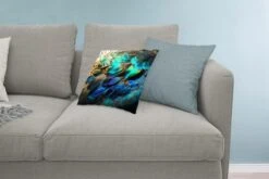 Sierkussens - Kussentjes Woonkamer - 40x40 Cm - Veren - Blauw - Groen -Pillowmonkey 1200x800 1606