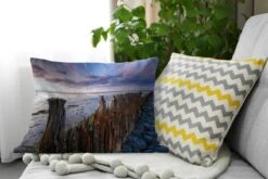 Sierkussens - Kussen - Palen In De Waddenzee Bij Moddergat - 60x40 Cm - Kussen Van Katoen -Pillowmonkey 1200x800 1608