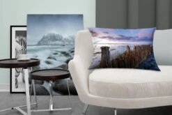 Sierkussens - Kussen - Palen In De Waddenzee Bij Moddergat - 60x40 Cm - Kussen Van Katoen -Pillowmonkey 1200x800 1610