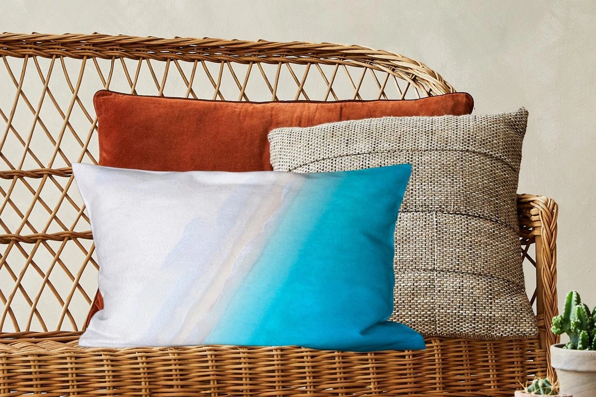 Sierkussens - Kussen - Luchtfoto Van Een Tropisch Strand In Griekenland - 50x30 Cm - Kussen Van Katoen 8 Sierkussens - Kussen - Luchtfoto Van Een Tropisch Strand In Griekenland - 50x30 Cm - Kussen Van Katoen - Afbeelding 6