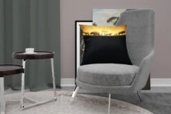 Sierkussens - Kussen - Een Illustratie Van Een Zonsopgang Bij Een Afrikaans Landschap - 50x50 Cm - Kussen Van Katoen -Pillowmonkey 1200x800 1659