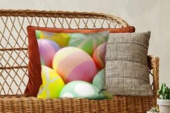 Sierkussen - Een Van Eieren Die Beschilderd Zijn Pasen - Multicolor - 45 Cm X 45 Cm -Pillowmonkey 1200x800 1678