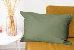 Sierkussens - Kussentjes Woonkamer - 60x40 Cm - Groen - Olijf - Kleur - Groene - Kleuren - Effen - Olijfgroen -Pillowmonkey 1200x800 1693