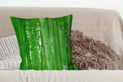 Sierkussens - Kussentjes Woonkamer - 60x60 Cm - Het Bamboebos Van Arashiyama Van Dichtbij -Pillowmonkey 1200x800 1695