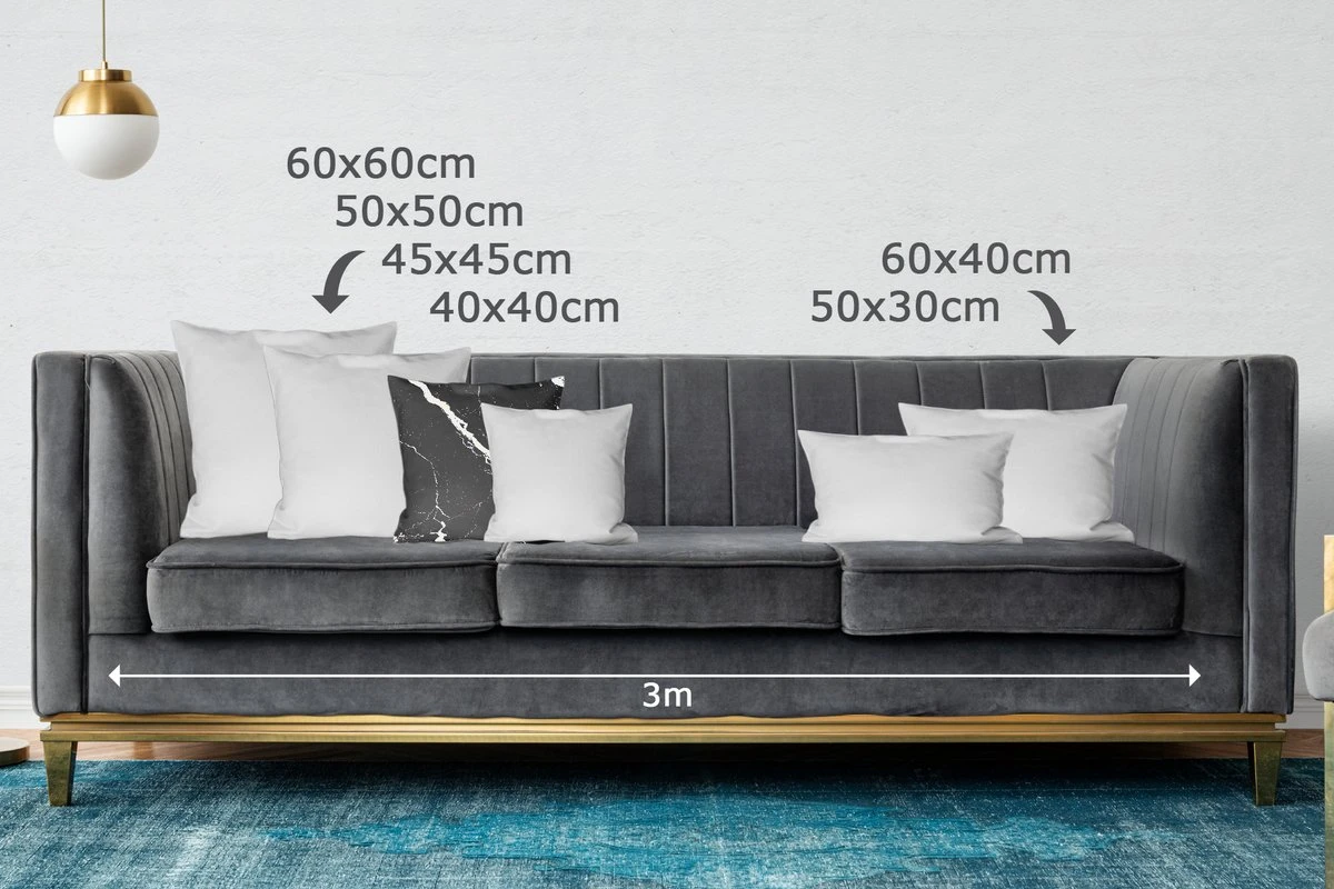 Sierkussens - Kussentjes Woonkamer - 45x45 Cm - Marmer - Zwart - Wit - Patronen 11 Sierkussens - Kussentjes Woonkamer - 45x45 Cm - Marmer - Zwart - Wit - Patronen - Afbeelding 9