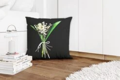 Sierkussens - Kussentjes Woonkamer - 45x45 Cm - Lelietjes Van Dalen - Bloemen - Stilleven - Flora -Pillowmonkey 1200x800 1737