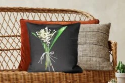 Sierkussens - Kussentjes Woonkamer - 45x45 Cm - Lelietjes Van Dalen - Bloemen - Stilleven - Flora -Pillowmonkey 1200x800 1739