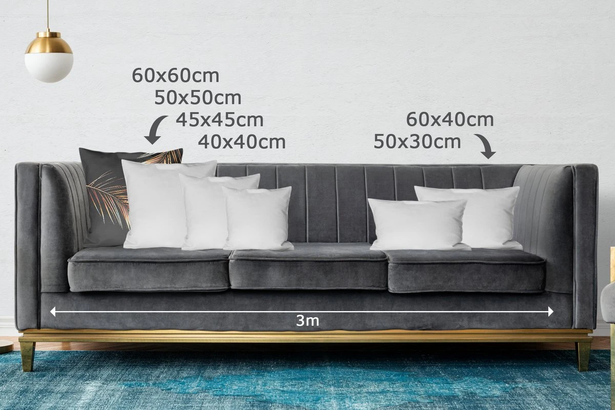 Sierkussens - Kussen - Twee Gouden Bladeren Op Een Zwarte Achtergrond - 60x60 Cm - Kussen Van Katoen 4 Sierkussens - Kussen - Twee Gouden Bladeren Op Een Zwarte Achtergrond - 60x60 Cm - Kussen Van Katoen - Afbeelding 2