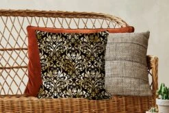 Sierkussens - Kussentjes Woonkamer - 45x45 Cm - Patronen - Barok - Goud - Zwart -Pillowmonkey 1200x800 1758