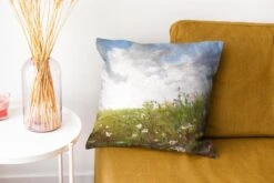 Sierkussens - Kussentjes Woonkamer - 40x40 Cm - Zomer - Bloemen - Olieverf -Pillowmonkey 1200x800 1762