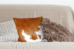 Sierkussen - Een Gevlekte Koeienhuid - Multicolor - 40 Cm X 40 Cm -Pillowmonkey 1200x800 1767