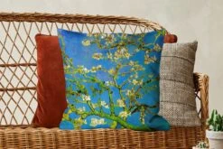 Sierkussens - Kussentjes Woonkamer - 50x50 Cm - Amandelbloesem - Vincent Van Gogh -Pillowmonkey 1200x800 1781