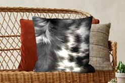 Sierkussen - De Koeienhuid Van Een Longhorn Koe - Multicolor - 50 Cm X 50 Cm -Pillowmonkey 1200x800 1838