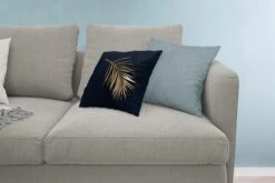 Sierkussens - Kussen - Goud Blad Met Sprieten Op Een Zwarte Achtergrond - 40x40 Cm - Kussen Van Katoen -Pillowmonkey 1200x800 1847