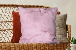 Sierkussens - Kussentjes Woonkamer - 60x60 Cm - Marmer - Roze - Luxe -Pillowmonkey 1200x800 1867