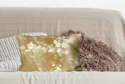Sierkussens - Kussentjes Woonkamer - 50x30 Cm - Goud - Verf - Abstract -Pillowmonkey 1200x800 1870