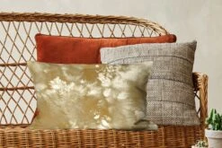 Sierkussens - Kussentjes Woonkamer - 50x30 Cm - Goud - Verf - Abstract -Pillowmonkey 1200x800 1871