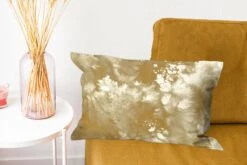 Sierkussens - Kussentjes Woonkamer - 50x30 Cm - Goud - Verf - Abstract -Pillowmonkey 1200x800 1872