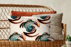 Kussenhoes 60x40 Cm - Patronen - Abstract - Verf - Katoen / Polyester - Voor Binnen -Pillowmonkey 1200x800 19