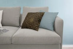 Sierkussens - Kussen - Gouden Patroon Op Een Zwarte Achtergrond - 45x45 Cm - Kussen Van Katoen -Pillowmonkey 1200x800 1946