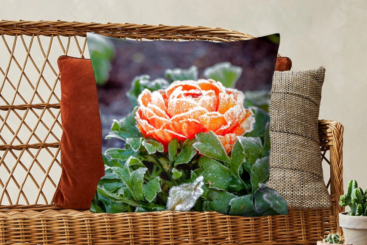 Sierkussen - Bloem Winter - Multicolor - 60 Cm X 60 Cm 7 Sierkussen - Bloem Winter - Multicolor - 60 Cm X 60 Cm - Afbeelding 5