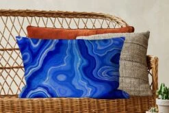 Sierkussens - Kussentjes Woonkamer - 60x40 Cm - Blauw - Agaat - Stenen -Pillowmonkey 1200x800 1997
